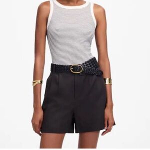 Madewell The Drapey Twill Pleated Short